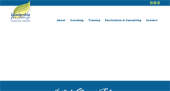 Desktop Screenshot of leadershipforchangeconsulting.com